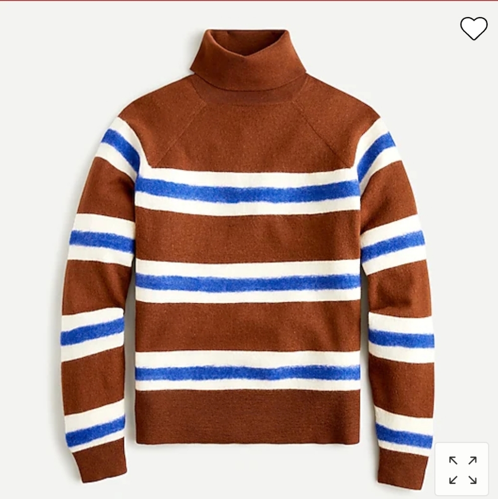 NWT J. Crew Turtleneck Sweater Chartreuse